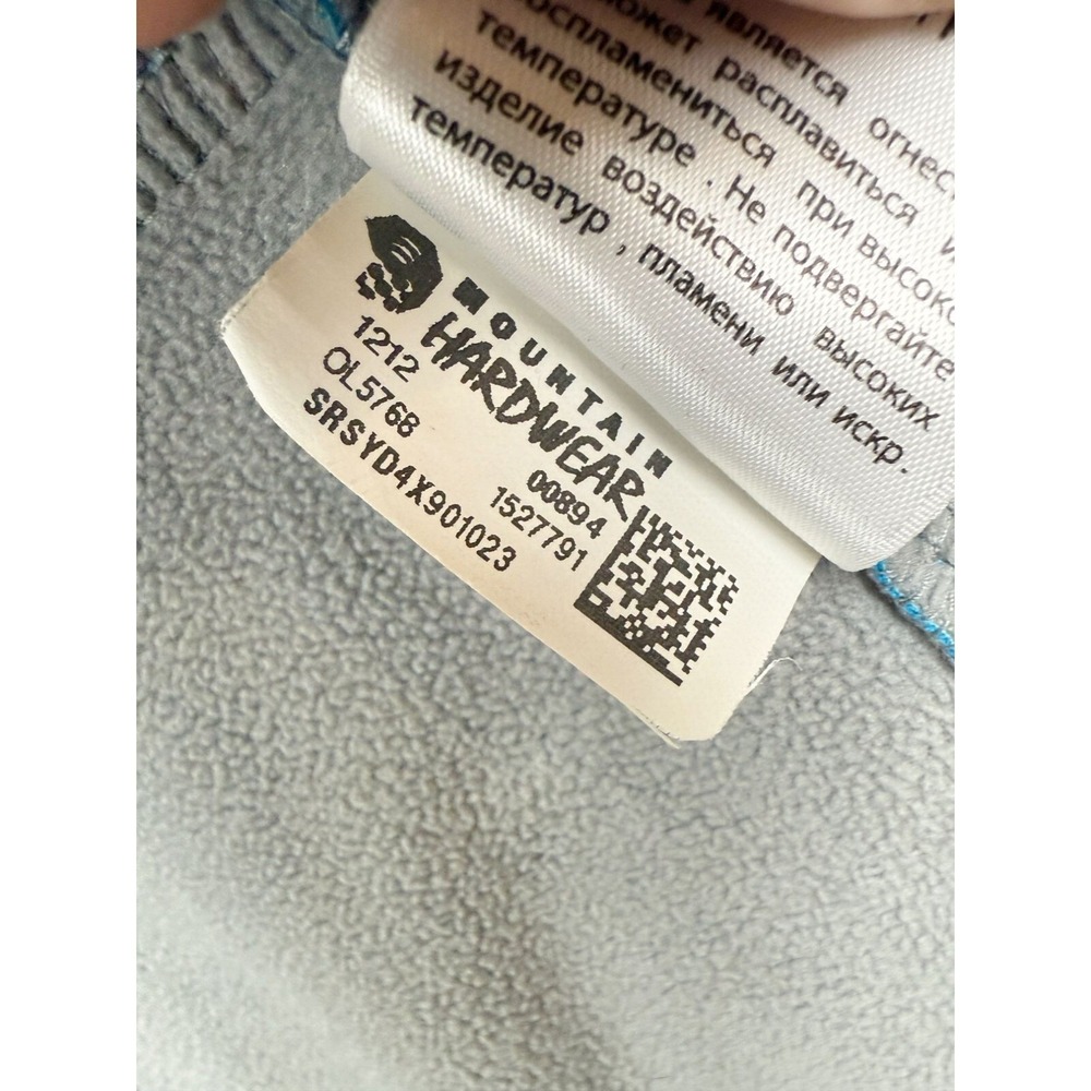 Mountain Hardwear Womens Fleece Jacket Size S Womens Blue Full Zip - Picture 11 of 13